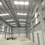 Factory Interior Roofing & Lighting Setup